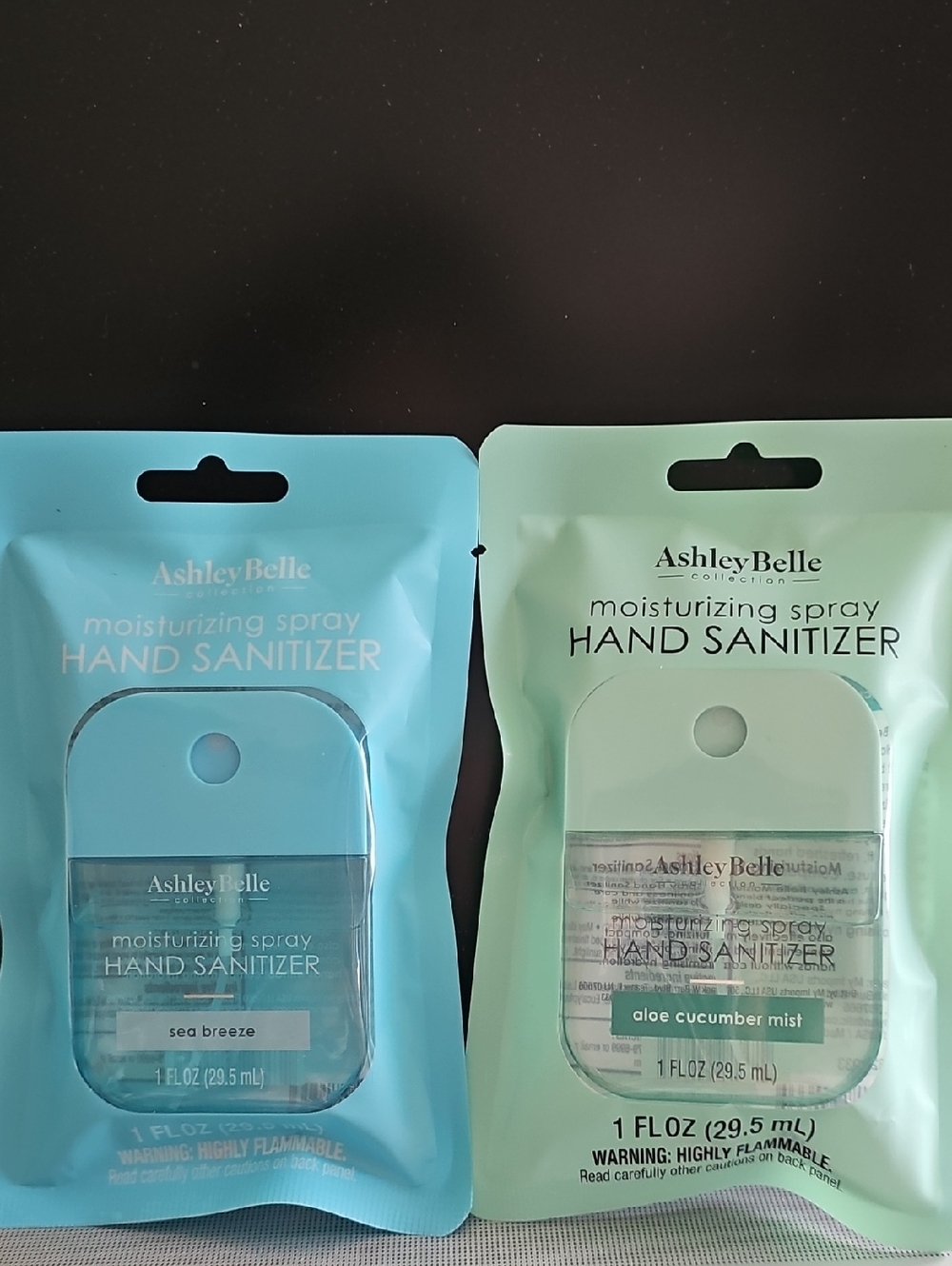 Ashley Belle Moisturizing Spray Hand Sanitizer - Blue & Mint